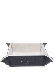 Aspinal Of London Tidy leather tray - Blau