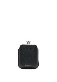 Aspinal Of London round hip flask - Schwarz