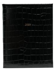 Aspinal Of London 2023 A4-sized Quarto diary - Schwarz