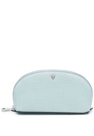 Aspinal Of London small leather make-up bag - Blau