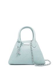 Aspinal Of London mini Paris leather tote bag - Blau