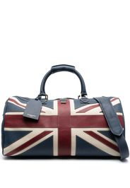 Aspinal Of London Boston leather holdall - Blau