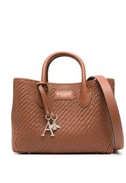 Aspinal Of London midi London tote leather bag - Braun