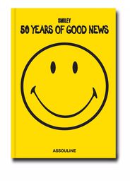 Assouline Smiley: 50 Years of Good News book - Gelb