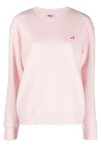 Autry logo-patch sweatshirt - Rosa