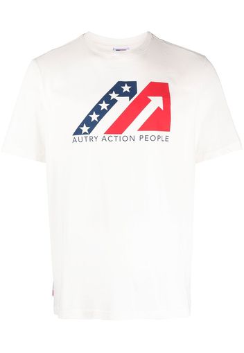 Autry Iconic logo-print T-shirt - Weiß