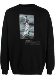 Autry graphic-print detail sweatshirt - Schwarz