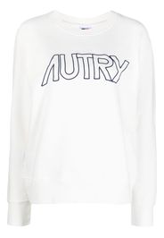 Autry T-Shirt mit Logo-Stickerei - Weiß