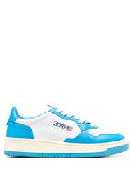 Autry two-tone low-top leather sneakers - Blau