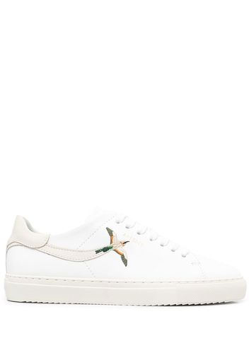 Axel Arigato embroidered-bird lace-up sneakers - Weiß