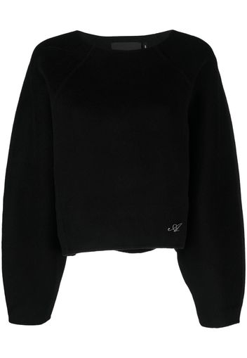 Axel Arigato logo-embroidered jumper - Schwarz