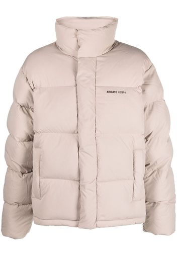 Axel Arigato recycled polyester puffer jacket - Nude