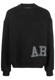 Axel Arigato logo-print cotton sweatshirt - Schwarz