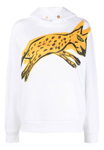 AZ FACTORY Pouncing Cheetah Hoodie - Weiß