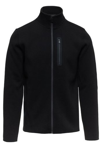 Aztech Mountain Cardigan mit Reißverschluss - Schwarz