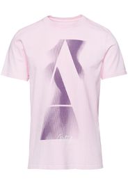 Aztech Mountain Altitude logo-print cotton T-shirt - Rosa