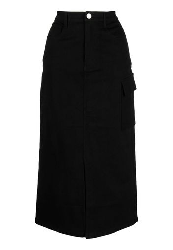 b+ab high-waisted midi skirt - Schwarz