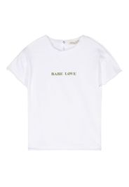 Babe And Tess logo-print cotton T-shirt - Weiß