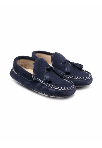 BabyWalker suede tassel-detail loafers - Blau