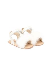 BabyWalker Flache Sandalen mit Verzierung - Weiß