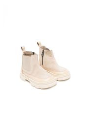 BabyWalker elasticated side-panel chelsea boots - Nude