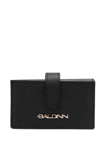 Baldinini logo-plaque leather wallet - Schwarz