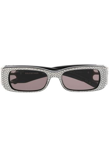 Balenciaga Eyewear Dynasty rectangle frame sunglasses - Schwarz
