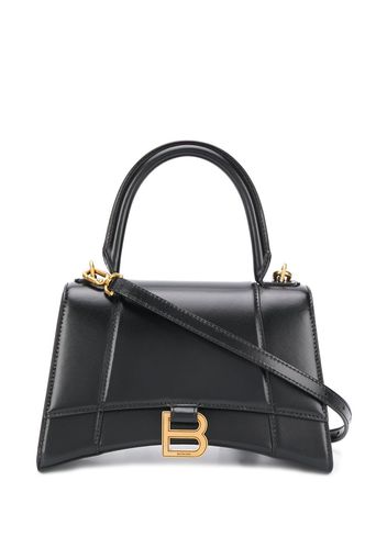 Balenciaga Kleine 'Hourglass' Handtasche - Schwarz