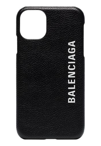Balenciaga iPhone 11 CSS-Hülle mit Logo - Schwarz