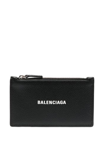 Balenciaga Portemonnaie mit Logo-Print - Schwarz