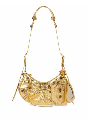 Balenciaga Le Cagole XS Schultertasche - Gold