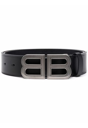 Balenciaga Hourglass logo-buckle belt - Schwarz