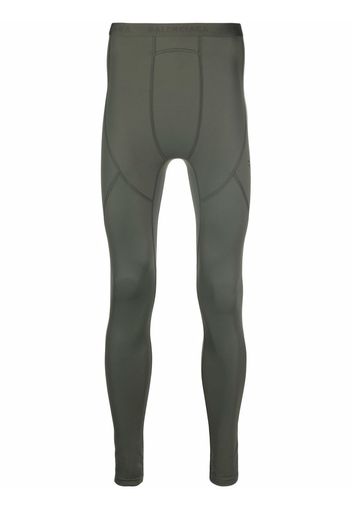 Balenciaga panelled high-waisted leggings - Grün