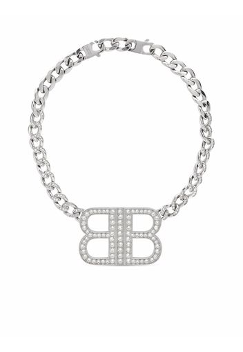 Balenciaga BB 2.0 necklace - Silber