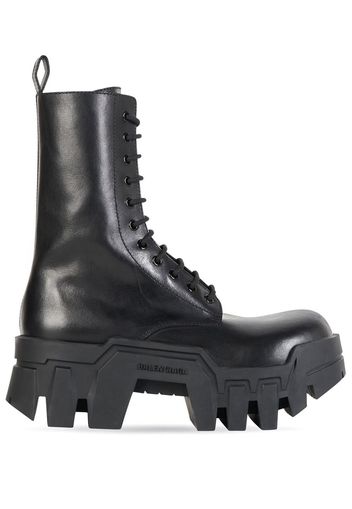 Balenciaga Bulldozer Schnürstiefel - Schwarz