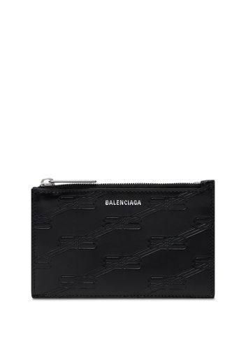 Balenciaga Kartenetui mit Logo-Prägung - Schwarz