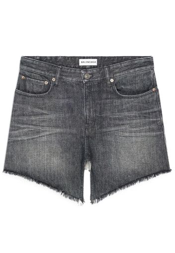 Balenciaga denim mini skirt - Schwarz