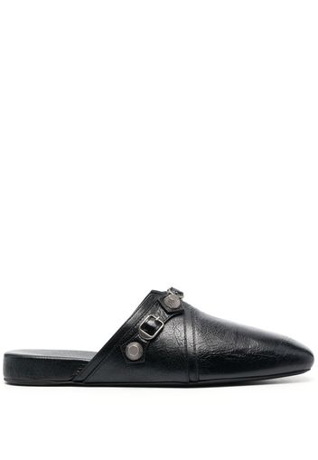 Balenciaga Cosy Cagole leather mules - Schwarz