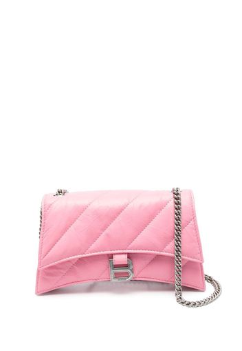 Balenciaga CRUSH WALLET ON CHAIN - Rosa