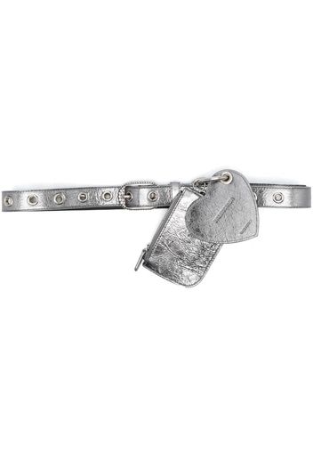 Balenciaga Le Cagole charm belt - Silber