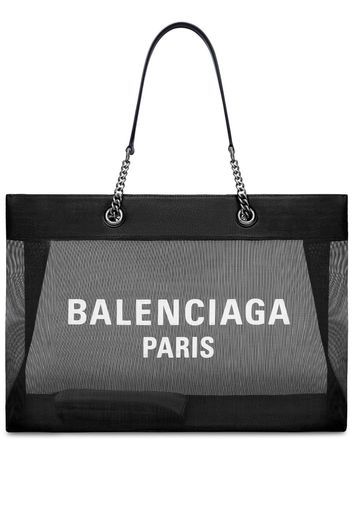 Balenciaga large Duty Free mesh tote bag - Schwarz