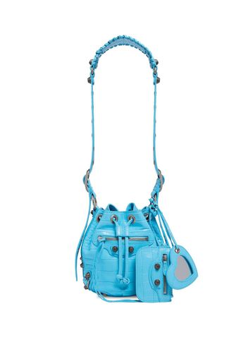 Balenciaga XS Le Cagole Schultertasche - Blau