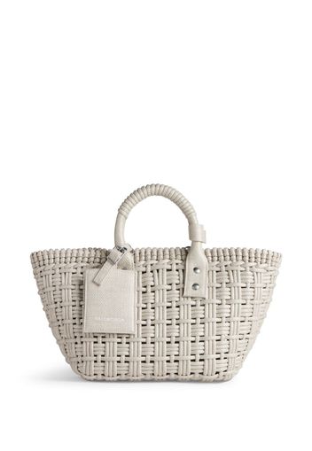 Balenciaga Bistro XS basket tote bag - Weiß