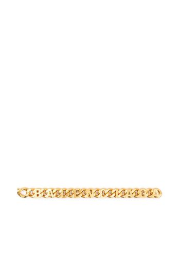 Balenciaga logo-lettering chain bracelet - Gold