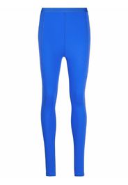 Balenciaga high-waisted leggings - Blau