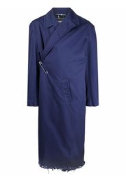 Balenciaga wrap car coat - Blau