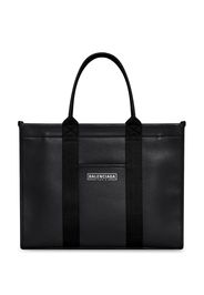 Balenciaga Hardware logo-print leather tote - Schwarz