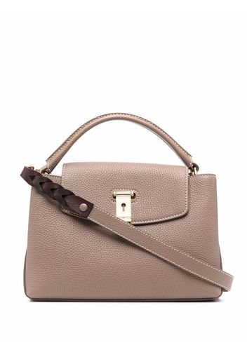 Bally small Layka leather tote bag - Braun