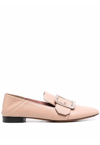 Bally buckled leather loafers - Nude