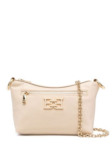 Bally logo-plaque satchel bag - Nude